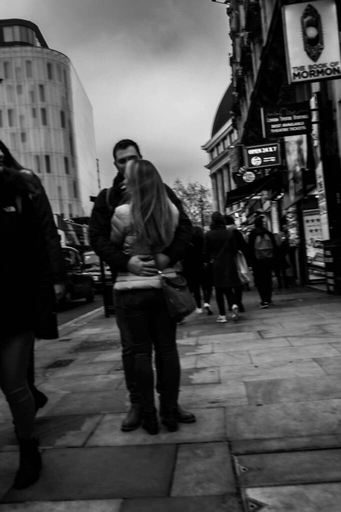 Hug me! LONDON UK Street Photography